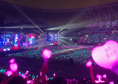 OD·综合体育场控荧光棒应援棒“引爆”周杰伦天津演唱会（第二场）