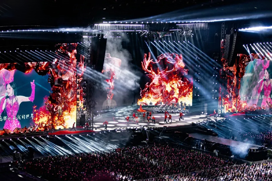 天后回归！OD·综合体育LED巨幕助力张韶涵打造梦幻舞台，唱响哈尔滨！